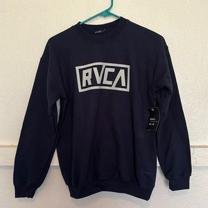 NWT RVCA Navy Crewneck
